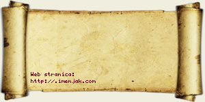 Irina Bošković vizit kartica